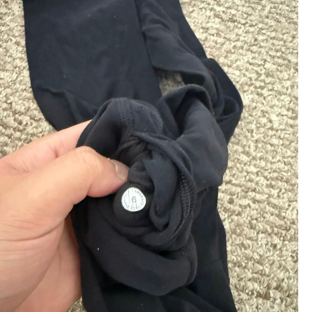 Lululemon | Black High Waist Align Leggings Cropped 23” Activewear Workout - Picture 10 of 11